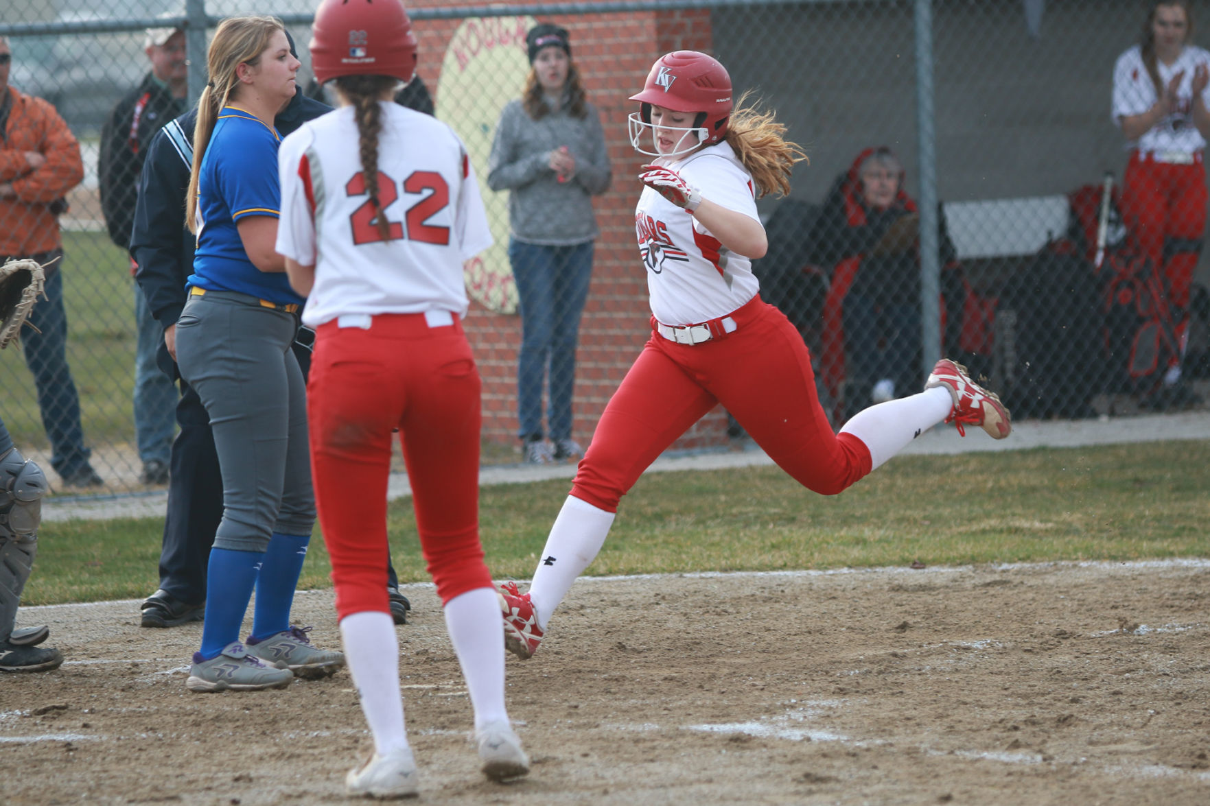 Gallery: Prep softball - Highland at Kankakee Valley